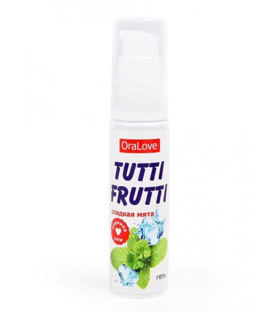 Лубрикант Tutti Frutti (сладкая мята), артикул 11355