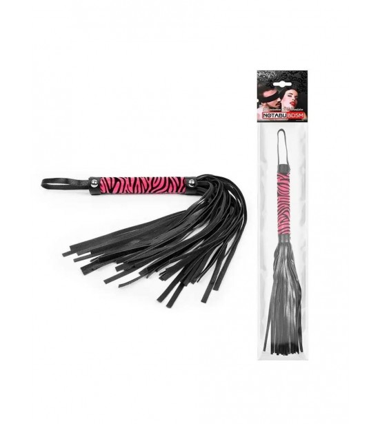 Плётка (черно-розовая), артикул 13403-1