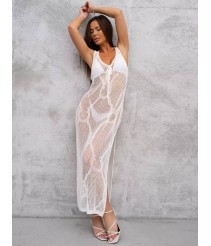 Платье пляжное "Rikki" (белое), артикул 13628-1