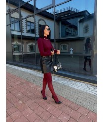 Колготки (бордовые), артикул 12071-3