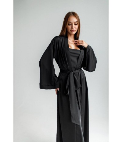 Халат-кимоно "Night" (черный), артикул 13304