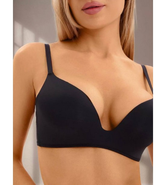 Бесшовный бюстгальтер Liza (черный) артикул 13800-2