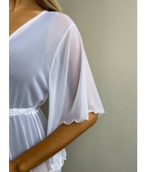 Пляжная туника "Selena" (белая), артикул 13533-1