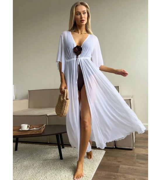 Пляжная туника "Selena" (белая), артикул 13533-1